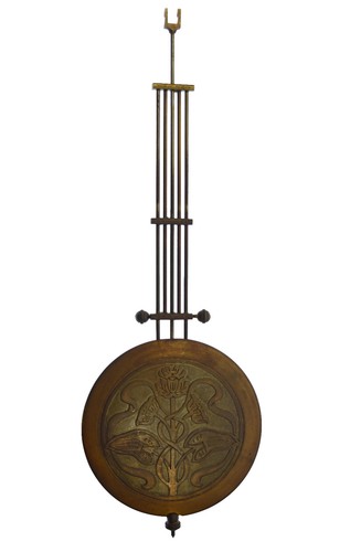 Altes jugendstil uhrenpendel - jugendstil,